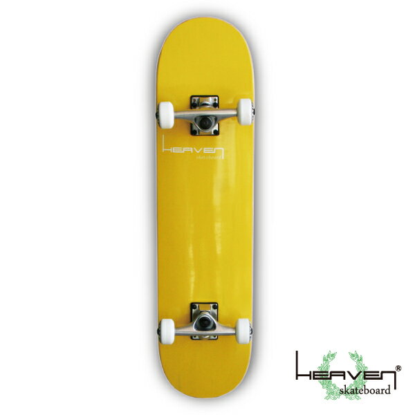 スケートボード コンプリートPerfect Vitamin おすすめ31×8inchHEAVEN SKATEBOARD スケボー完成品ハイスペック プロスペック高品質JASA加盟 初心者からプロ並上級者まで大人気イエロー