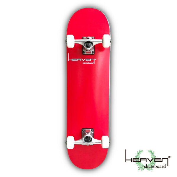 スケートボードコンプリートヘブン Vitamin 31×8 HEAVEN PERFECT SKATE COMPLETEカラー：レッド Red1番人気のハイスペックモデル 1番人気のサイズ 高品質 カナディアンメープル 訳あり特別価格