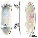 商品名:HEAVEN SKATEBOARD WAIMEA32　ワイメア32 デッキ:フルカナディアンメープル デッキ:ペイントデッキテープ トラック:UPS-TRUCK アップストラック ウィール:65x51mm SHR78Aウィール ベアリング:ABEC-7 サイズ:32x10inch(長さ81.2cmx幅25.4cm)HEAVEN SURF SKATEBOARDヘブン サーフスケートボードモデル:WAIMEA32&quot;ワイメア32サイズ:32inch(長さ81.2cm)見た目も乗りごごちも、まるでサーフィン！サーフィンのオフトレとしても最適UPS-TRUCKを搭載 商品名:HEAVEN SKATEBOARD WAIMEA32　ワイメア32デッキ:フルカナディアンメープルデッキ:ペイントデッキテープトラック:UPS-TRUCK アップストラックウィール:65x51mm SHR78Aウィールベアリング:ABEC-7サイズ:32x10inch(長さ81.2cmx幅25.4cm)商品説明 ハワイ・オアフ島ノースショア・ワイメアビーチをイメージしたサーフスケートボード。 サーフィンを意識した動きにも適したグリップ ボトムターン　カーヴィング　リッピング、スラッシュの練習に。 週末サーファーの強い味方は、サーフスケボーによるオフトレ。スケートボードレッスンの最大のメリットは、 ターン動作など同じ動きを気軽に反復練習できること。 ビーチやゲレンデに行かずとも、手軽にフィジカルトレーニングで身体操作能力を高め、セルフケアすることができます。 ボトムターンの練習から、アップス（小さいターンの連続）の練習に移るのにも適したサーフスケートボード。サーフィンのアップダウンやレールワーク、小回りの効くサイズなのでアグレッシブにスライドなどの練習に最適です！ スノーボードのオフトレにも、体重移動や体幹を鍛えるトレーニングとしてお勧めです。7plyフルカナディアンメイプルを使用しているので、軽くて丈夫。シンプルでキレのある乗り心地はHEAVENならでは！特殊なアップストラック搭載で、非常に安定性も高く、ショートボードのクイックな動きにも素早く反応。サーフィンのターンにより近く、陸上でのオフトレ・イメトレに。パークやダウンヒルなど、パワーのあるライディングを発揮してくれるバランスの良いボードです。 32インチは、ほぼどんな身長の方にも乗りこなしやすいサイズ。ウィールは径65mmで、硬度78Aの程よい柔らかさもあり、小回りが利く上にグリップ性にも優れていて、足への振動も少なめ。路面を確実に捉え、バンクでのカットバックやボトムターンなどのアクションがやりやすいタイプです。ベアリングも最高クラスのシールドタイプのABEC-7なので、無駄のないスムーズな加速を楽しめます。 サーフィンやスノーボードのオフトレの他、クルーザー、コミューター、フリースタイル、ダウンヒル、カービング系スケートボードとしてもお使い頂けます。 ペイントデッキテープは、サーフボードのティントカラーで、流れるようなスウェルを彷彿。 シャーベットカラーでナチュラルなリラックス感を盛り上げてくれます。 サーフィンやスノーボードのオフトレの他、クルーザーとしてもお使い頂けます。