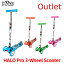 ֡ڥȥåȡۥåܡ  HALO ϥ Pro 3-Wheel Scooter 3륹 ⤵Ĵ 3  ֥졼 Ҷ   å å  ͵פ򸫤