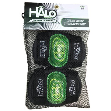 【土日もあす楽】キックボードプロテクター ひじ ひざ 2点セット HALO ハロ プロテクター スケートボード キックボード エルボーガード ニーガード