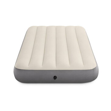 エアーベッド インテックス デラックスシングルハイエアーベッド シングル INTEX Twin Dura-Beam Series Single High Airbed キャンプ アウトドア 車中泊 ゲスト用 寝具 ベッド エアベッド エアーマット 幅99×長さ191×高さ25cm 耐荷重136kg 64101