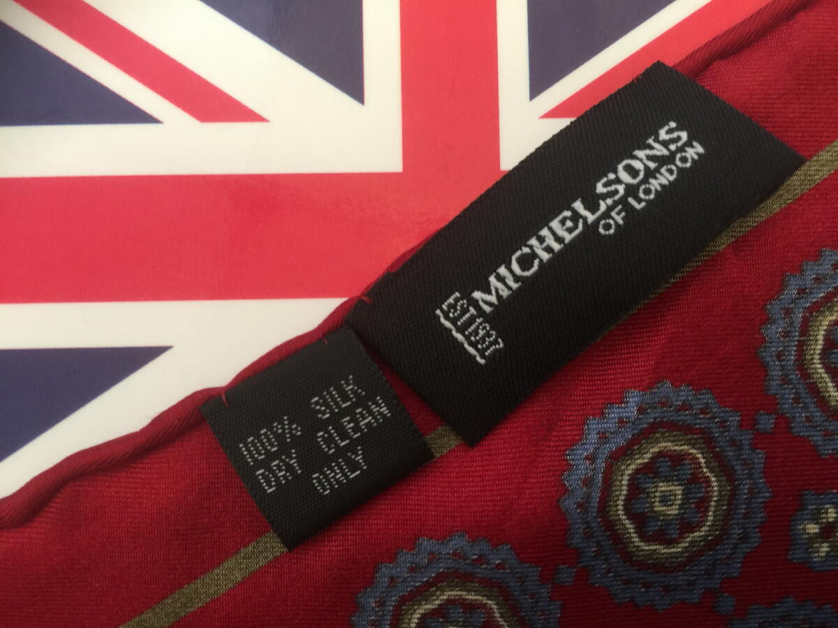 �ݥ��åȥ����� ���륯������ ��� �»� Silk �ѹ� �ޥ����륽�� of ����ɥ� ��Ƚ������ Red Medallion Size33x33cm C178