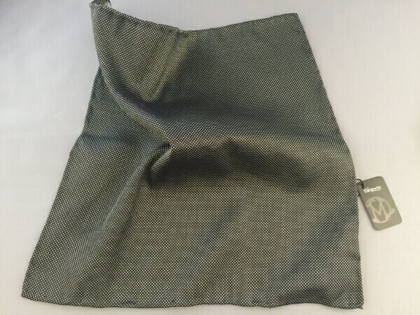 �ݥ��åȥ����� ���륯 Silk100% �ѹ� TMLewin �ƥ�������롼���� Black White/Dot �֥�å� �ۥ磻�� �ɥå� C258
