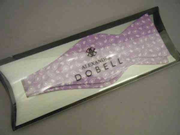 lN^C Y am č A.Dobell {E^C VN{[ E[F Zt{[ SilkBow Purple Paisley Size 131/2/181/2in(34/47cm) E194