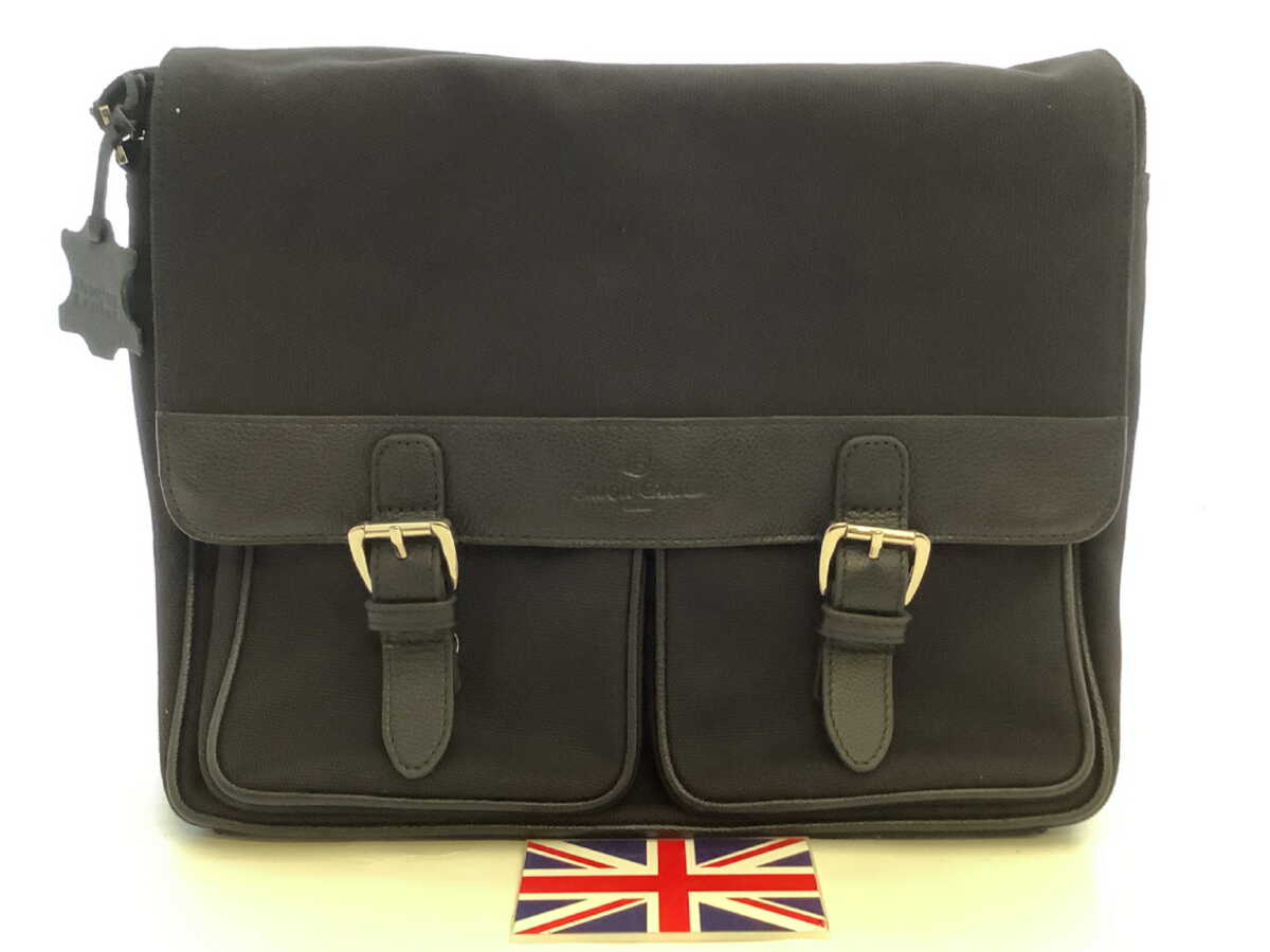 英国 サイモンカーター社 最終特価SimonCarter サッチェルバッグ BK E252