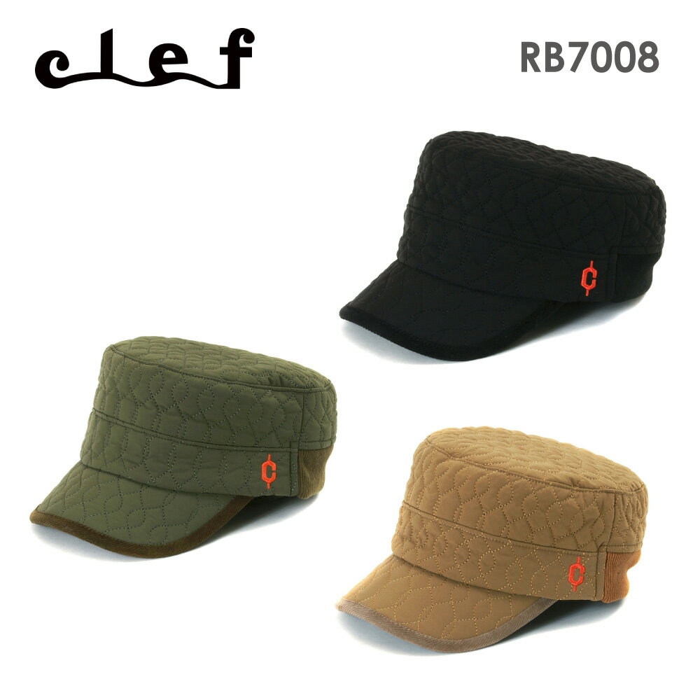 ��Clef�ۥ��� RB7008 QUILTING RIB WORK CAP ����ƥ��� ��� �������å�