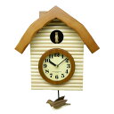 《在庫処分品》お歳暮 クリスマス 鳩時計 はと時計 ハト時計 掛け時計 柱時計 北欧 さんてる おしゃれ レトロ アンティーク ロッジハウス 日本製 木製 カッコー