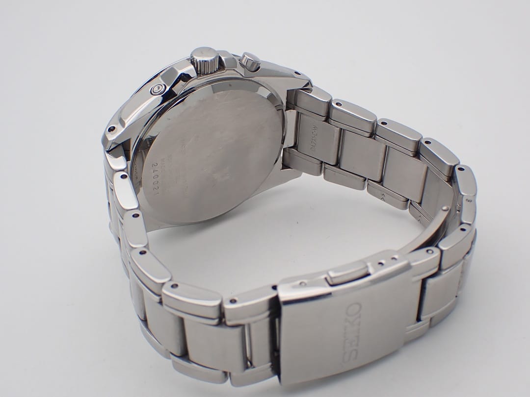 SEIKO セイコー スピリット SBTT009 メンズ ソーラー電波クォーツ グレーダイヤル 中古B【中古】【大信質舗】【質屋出店】管理番号：B-2309