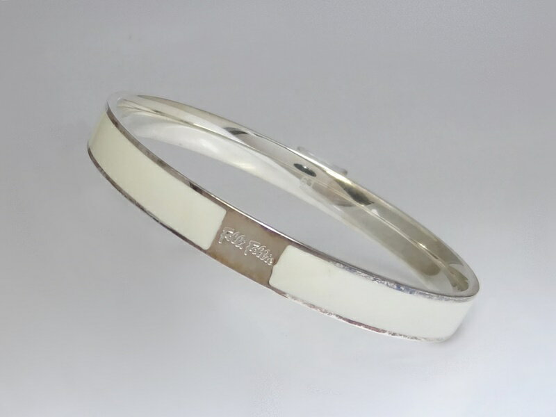 Folli Follie フォリフォリ バングル カラフル ブレスレット 3B13F008WC ステンレス ジルコニア 27.8g 中古A-【中古】【大信質舗】【質屋出店】管理番号：C-6922