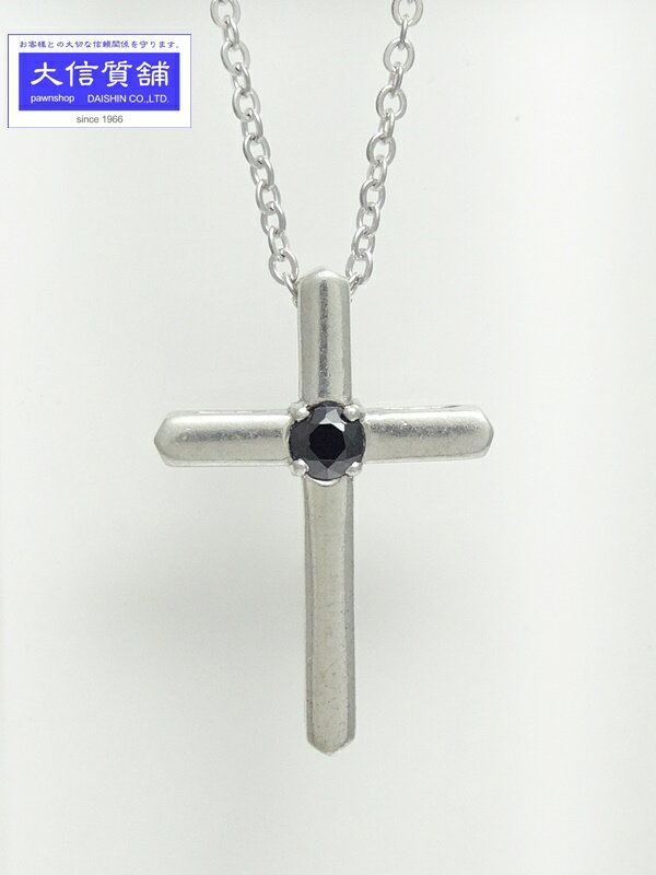 Rakuten - ROYAL VERSACI SILVER シルバー クロスペンダント ネックレス 中古B【中古】【大信質舗】【質屋出店】管理番号：C-7225