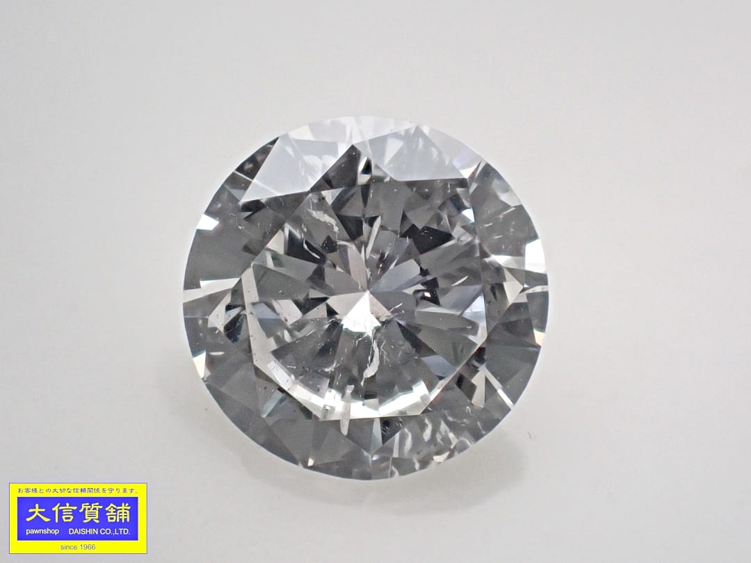 ダイヤモンドルース 1.013ct Fカラー SI-2クラリティ GOODカット 蛍光性FAINT 新品同様品【中古】【大信質舗】【質屋出店】管理番号：C-8956