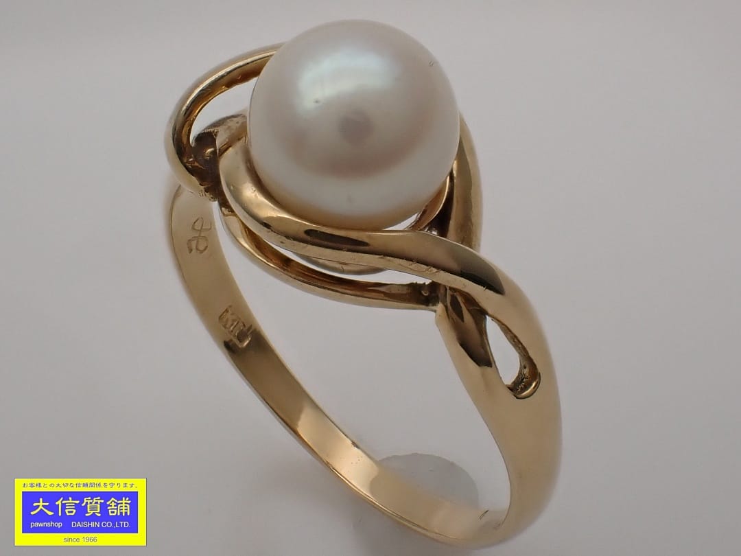 【中古】K18イエローゴールドパー...