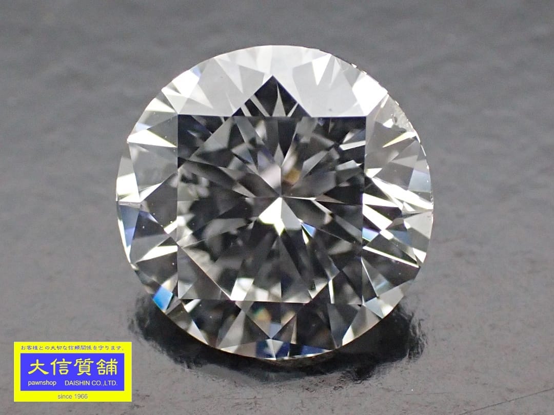 ダイヤモンドルース 1.023ct Gカラー SI-1クラリティ GOODカット 蛍光性NONE 新品同様品【中古】【大信質舗】【質屋出店】管理番号：C-9504