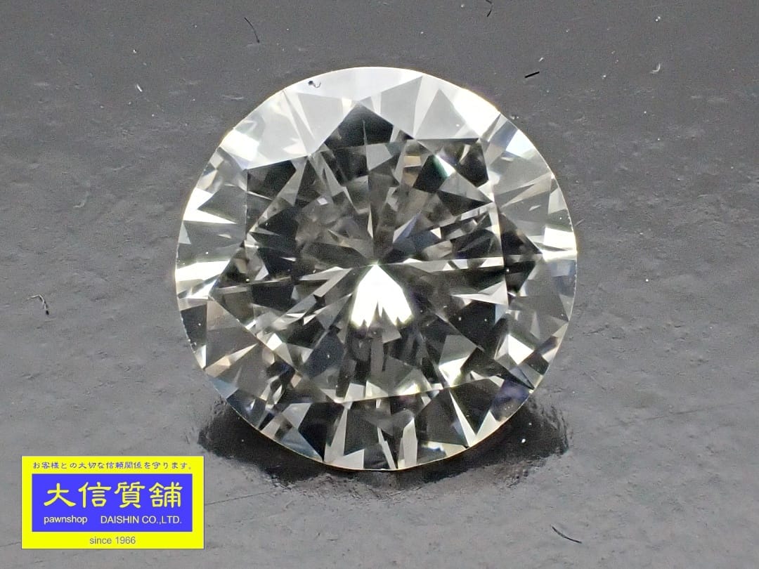 ダイヤモンドルース 0.920ct Jカラー VVS-2クラリティ GOODカット 蛍光性NONE 新品同様品【中古】【大信質舗】【質屋出店】管理番号：C-9505