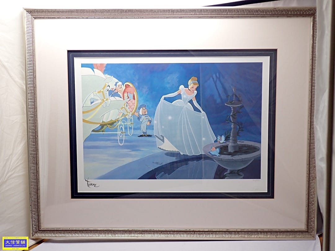 DISNEY ディズニー FASCINATING DRESS 魅惑のドレス TOBY BLUTH トビー ブルース ジークレー版画 350限..