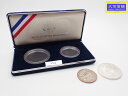 WORLDCUP USA 1994 ワールドカップ プルーフ メダル 1US$ 0.5US$ 2点 ケース入り 中古A