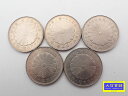 昭和天皇御在位60周年記念500円白銅貨 1986年 昭和61年 5枚 中古B+【中古】【大信質舗】【質屋出店】管理番号:D-2421