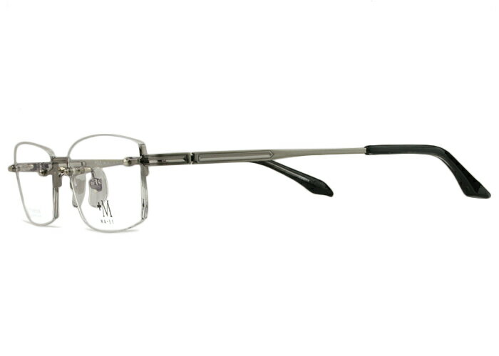 プラスエム マージ +M MA-JI PM-217 ツーポイント 伊達 度付き メンズ 老眼鏡 遠近両用 スクエア メガネ めがね 眼鏡 新品 送料無料 53□16