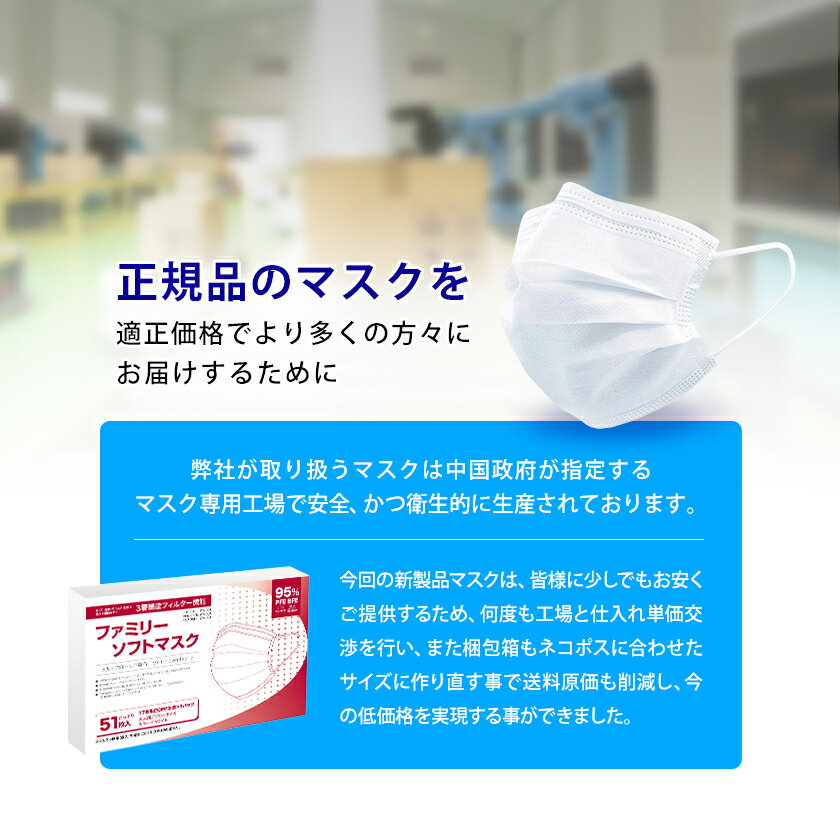 マスク 204枚分 50枚 +1枚 × 4セット 小さめ 女性用 子供用 小さいサイズ 送料無料 耳が痛くならない PFE・BFE95％カット 白 ホワイト 箱 立体3層不織布 高密度フィルター プリーツ 女性用マスク 子供用マスク レディース あす楽 送料無料