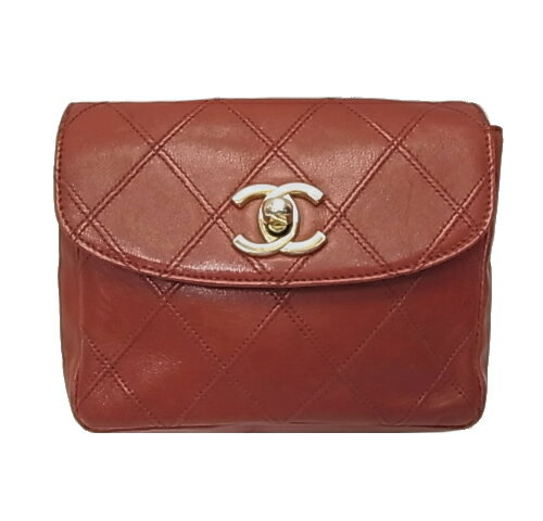 シャネル ウエストポーチ レッド CHANEL バック ポーチ 【質屋出店】【中古】のサムネイル