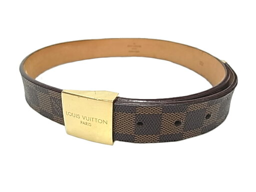 ルイ・ヴィトン ダミエ サンチュールキャレ ベルト M6802V LOUIS VUITTON ヴィトン【中古】 ルイ・ヴィトン ダミエ サンチュールキャレ ベルト M6802V LOUIS VUITTON ヴィトン【中古】