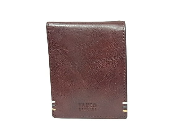Rakuten - :タケオ キクチ 二つ折り財布 ワイン TAKEO KIKUCHI TK 【未使用新品】