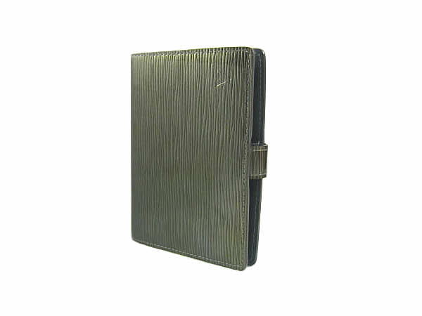 ルイ・ヴィトン エピ アジェンダPM サイバーエピ 手帳カバー M99080 アンスラサイト LOUIS VUITTON 【質屋出店】【中古】ブラックライトを照らすとモノグラムの柄が浮かび上がります。2000年のミレニアム・コレクション