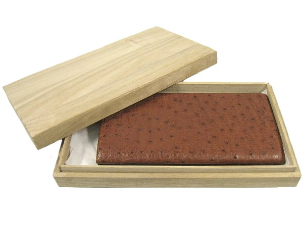 :オーストリッチ 長札入れ 【新品】在庫処分品