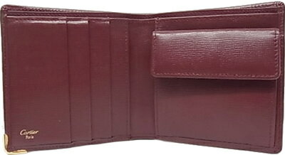 :カルティエ 二つ折り財布 Cartier 財布 バック 【中古】