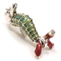 サツルノ:タツノオトシゴのシルバーオブジェ