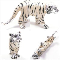 サツルノ:虎のシルバーオブジェ