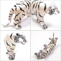 サツルノ:虎のシルバーオブジェ
