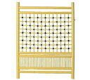 人工竹縦格子枝折戸 W(幅)600mm×H(高さ)1000mm 送料無料
