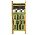 図面大津垣国産天然竹袖垣W(幅)540mmH(高さ)1700mm 竹垣 目隠し 玄関先 職人手作り 送料無料 和風資材