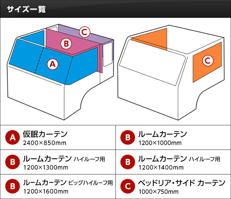 トラック ルームカーテン 雅 銀河 （幅1200×2サイズ） 2枚セット オーダーカーテン...