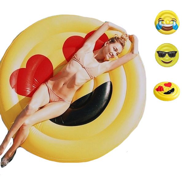 浮き輪 ビーチ 絵文字 顔文字 可愛い 写真映え プール プールパーティー ナイトプール 夏 かわいい 黄色 大型 大きい 大人 サングラス 笑顔 おもしろい ハロウィン B