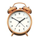 ニューゲート 目覚まし時計 NEW GATE CHARLIE BEL ALARM CLOCK COPPER　（ニューゲート チャーリーベル アラーム クロック コッパー） TR-4331CP 【送料無料】 【ポイント5倍】 【AWS】