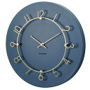 LUU WALL CLOCK NAVY (ルウ ウォール クロック ネイビー) CL-4317NV 【送料無料】 【ポイント10倍】 【IF】