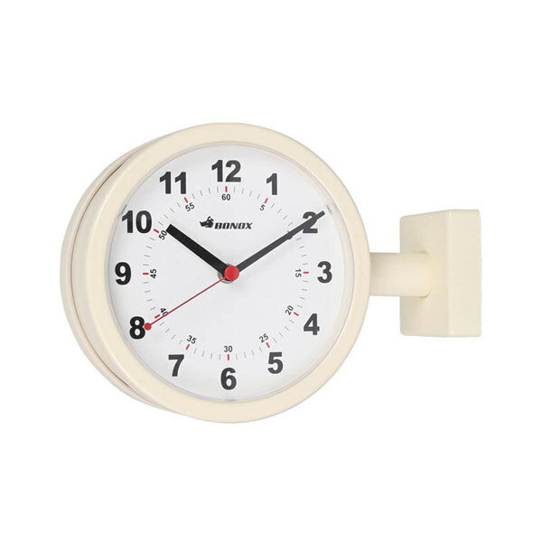 樂天商城 - 【ダルトン DULTON】 DOUBLE FACE CLOCK 170D IVORY　（ダブルフェイスクロック 170D アイボリー） S624-659IV 【送料無料】