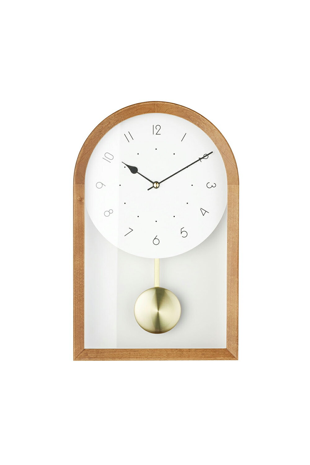 樂天商城 - IKKUNA WALL CLOCK BROWN　(イクナ ウォール クロック ブラウン） CL-4621BN【送料無料】 【ポイント10倍】 【IF】