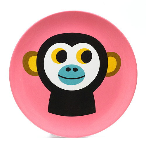 OMM DESIGN MELAMINE PLATE MONKEY　（OMM デザイン メラミン プレート モンキー）【AS】