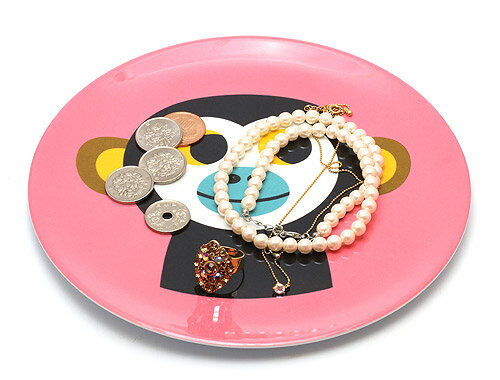 OMM DESIGN MELAMINE PLATE MONKEY　（OMM デザイン メラミン プレート モンキー）【AS】