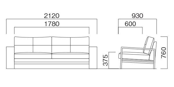 【SWITCH】 MADISON SOFA 3P S-SERIES-2 (マディソン ソファ 3人掛 S-シリーズ-2) 【送料無料】【SWP10B】 [2]