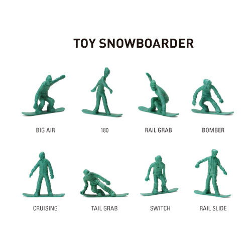 TOY BORDERS ”TOY SNOWBOARDER”　（トイ ボーダーズ ”トイ スノーボーダー”） 【AS】