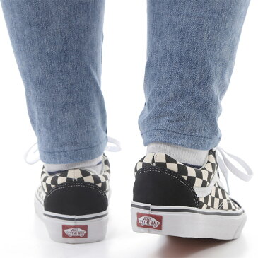 Vans shoes Old Skool Primary Check ヴァンズ シューズ オールドスクール キャンバス 通勤 通学 カジュアル メンズ レディース 定番 シンプル プライマリー チェック ブラック サイズ US4.5-US11.0 22.5cm-29.0cm 送料無料