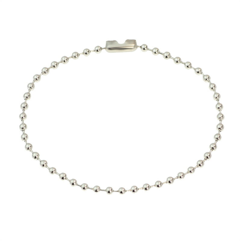 【 ブレスレット 】 金属アレルギー対応ステンレス チェーン シルバー 【2ミリ ボール】 サージカルステンレス 男女兼用 ユニセックス プチプラ 安い 重ねつ...