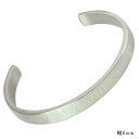 【6mm レディース アトラス シルバー バングル 】 サージカルステンレス ユニセックス 重ねつけ アクセサリー 高品質 記念日にも / ジーラブ