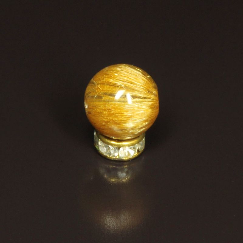 【濃い金針がシブイ】7ミリ 一点物 粒売り ゴールド キャッツアイルチル【石言葉*金運/成功/平和】 CagTs18 貫通穴あり 金針水晶のお守り効果 ご褒美 お揃い 贈り物 ギフト 母の日 父の日 京海堂
