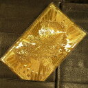 金箔護符カード 五本爪皇帝龍の御守り 金気を吸い寄せる お財布サイズ お守り ご利益 プレゼント 贈り物 お揃い ギフト 京海堂